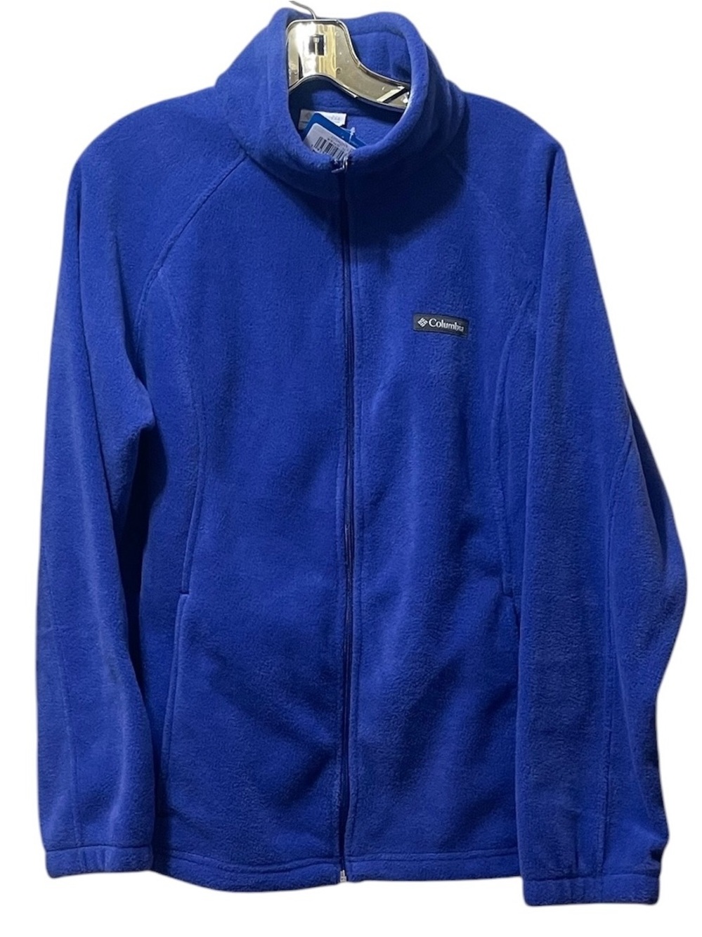 Columbia Women Blue Benton Spring Zip Fleece Gorpcore Athleisure Jacket 1X NWT